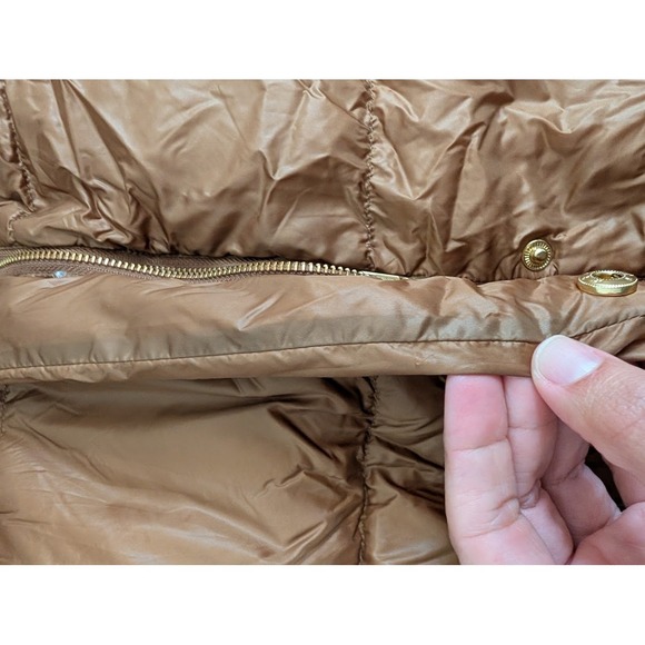 Tuckernuck Copper Reagan Ruffle Down Winter Jacket Womens Size Large - Picture 7 of 14